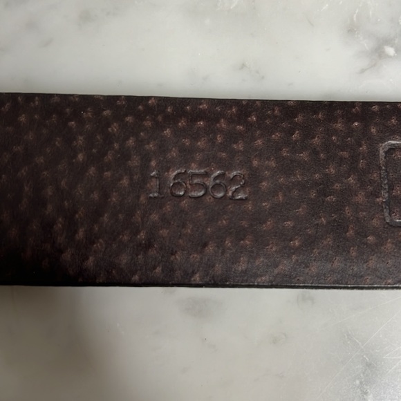 Vintage Carlisle Turtle Belt Medium Dark Brown Gold - Picture 7 of 9